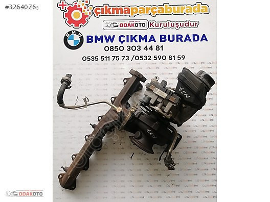 BMW X6 E71 30d N57N2 Çıkma Tek Turbo Orijinal Temiz