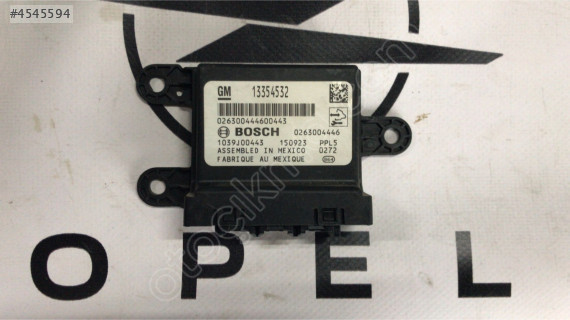 OPEL MOKKA B PARK SENSÖR BEYNİ ÇIKMA ORJİNAL 13354532