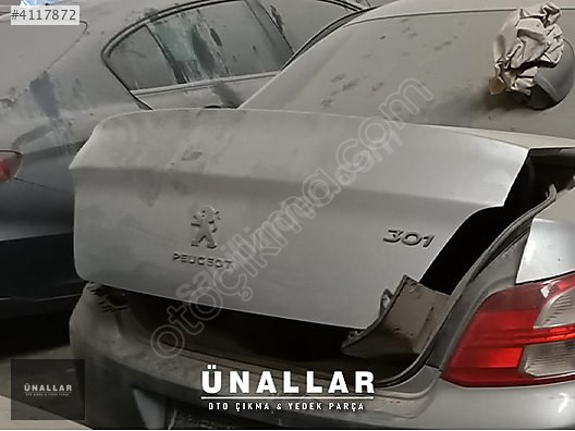 PEUGEOT 301 BAGAJ KAPAĞI ve TÜM AKSAMLARI | ÜNALLAR OTO ÇIKMA |