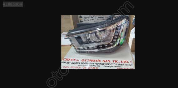 Hyundai H350 Sol Far 2016 LEDLİ-Orijinal - 92101-59500,..,