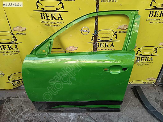 OPEL MOKKA B SOL ÖN KAPI YEŞİL ÇIKMA ORJİNAL YEDEK PARÇA