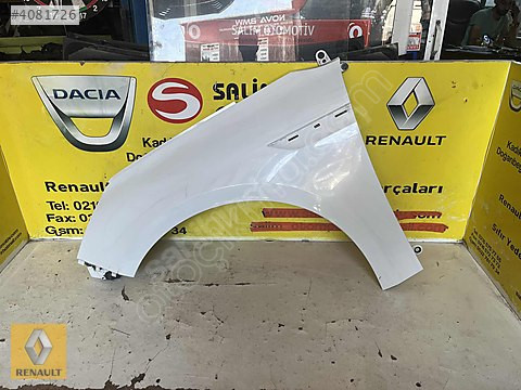 RENAULT MEGAN 4 ÇIKMA ORJİNAL SOL ÖN ÇAMURLUK VE DİĞER PARÇALARI