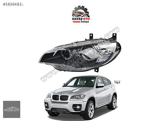 BMW X6 E71 E72 ÖN FAR SAĞ SOL LEDLİ XENONLU / ADET FİYAT