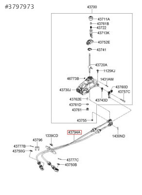 43794-3K000 TEL VİTES SONATA 04-06