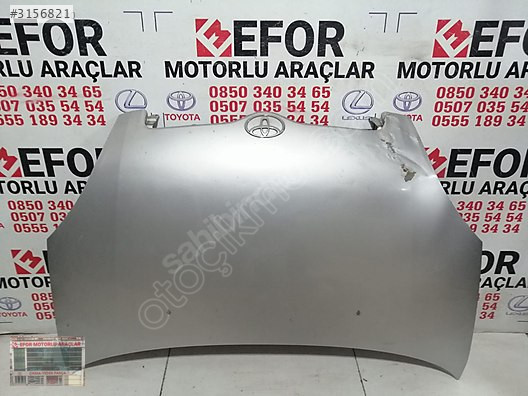 TOYOTA YARİS MOTOR KAPUTU ÇIKMA ORİJİNAL PARÇA 2001-2006