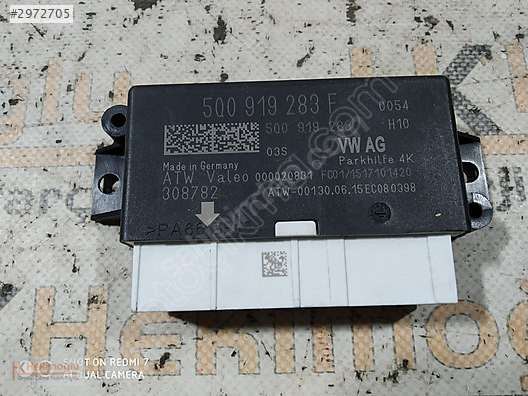 VW AUDİ SEAT SKODA PARK SENSÖR BEYNİ 5Q0 919 283 F 5Q0 919 283 5