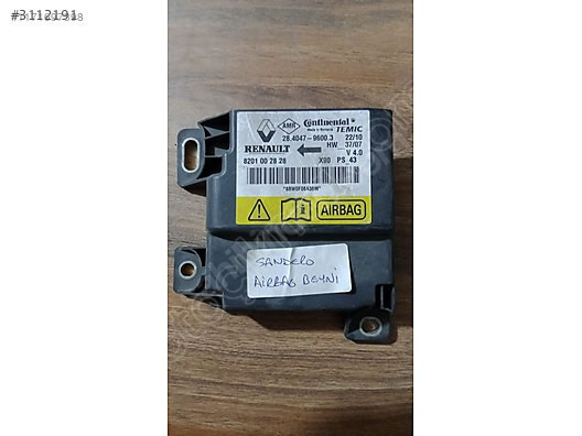 Dacia Sandero Logan mcv airbag beyni 3.000 TL