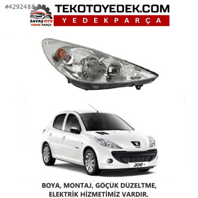 PEUGEOT 206 PLUS ÖÖN FAR SAĞ SOL  2009 VE ÜZERİ / KAMPANYA