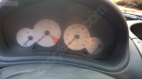 peugeot 206 gösterge saati