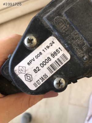 RENAULT KANGOO CLİO GAZ PEDAL SENSÖRÜ 8200089851