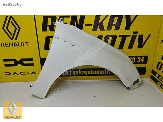 RENAULT MEGAN 4 SAĞ ÖN ÇAMURLUK BEYAZ ÇIKMA ORJ RENKAY OTO