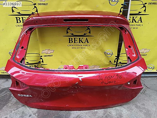 OPEL CORSA F BAGAJ KAPAĞI ÇIKMA ORJİNAL YEDEK PARÇA