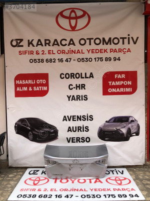 2019-2025 TOYOTA COROLLA ÇIKMA ORJINAL BAGAJ KAPAĞI