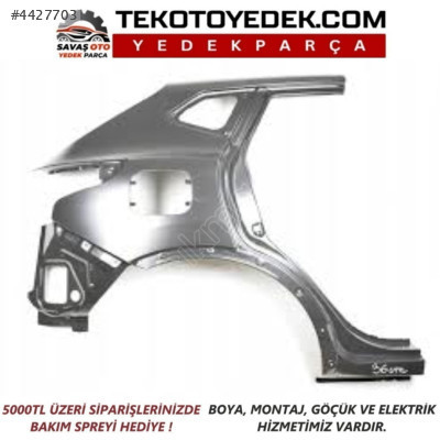 QASHQAI J11 ARKA ÇAMURLUK SAĞ SOL 2014 2015 VE ÜZERİ / KAMPANYA