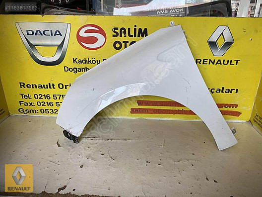 RENAULT CLIO 5 ÇIKMA ORJİNAL SOL ÖN ÇAMURLUK VE DİĞER PARÇALARI
