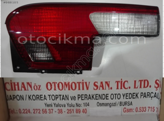 Proton Sağ İç Stop 1996 2000