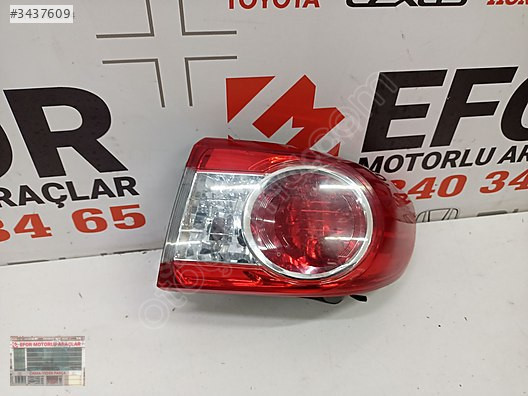 TOYOTA COROLLA SAĞ DIŞ STOP ÇIKMA ORİJİNAL PARÇA 2010-2012