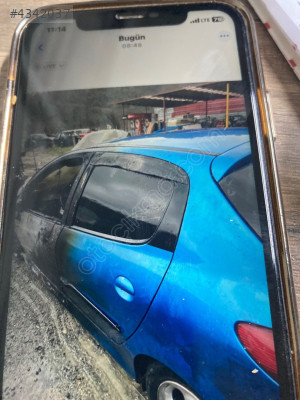 Peugeot 206 sol arka kapı
