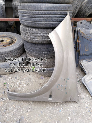 RENAULT MEGANE 2 ÇIKMA ORJİNAL SOL ÖN ÇAMURLUK