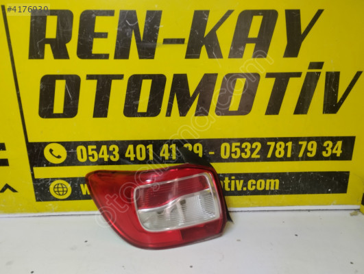 265556233R RENAULT CLİO SYMBOL SOL ARKA STOP ORJ ÇIKMA RENKAY