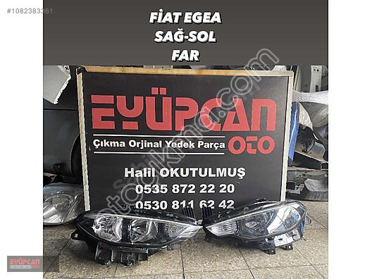 Orjinal Fiat Egea Sağ Sol Far Seti - Eyupcan Oto Çıkma Pa