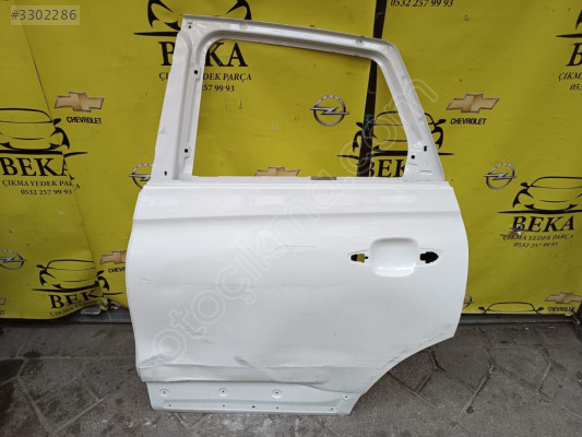 OPEL CROSSLAND SOL ARKA KAPI BEYAZ ÇIKMA ORJİNAL YEDEK PARÇA