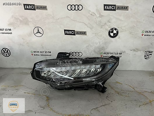 HONDA CİVİC FC5 FULL LED SOL FAR İTHAL