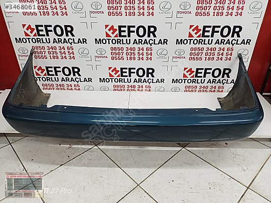 TOYOTA COROLLA ARKA TAMPON ÇIKMA ORİJİNAL PARÇA 1993-1998