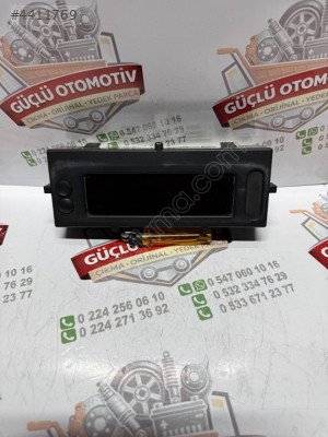 RENAULT MEGANE 3 DİJİTAL SAAT BİLGİ EKRANI ORİJİNAL SÖKME