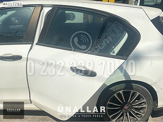 FİAT EGEA SOL ARKA KAPI ve TÜM AKSAMLARI | ÜNALLAR OTO ÇIKMA |
