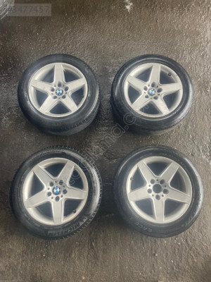 BMW X5 E53 17 inç 4 adet jant orijinal temiz