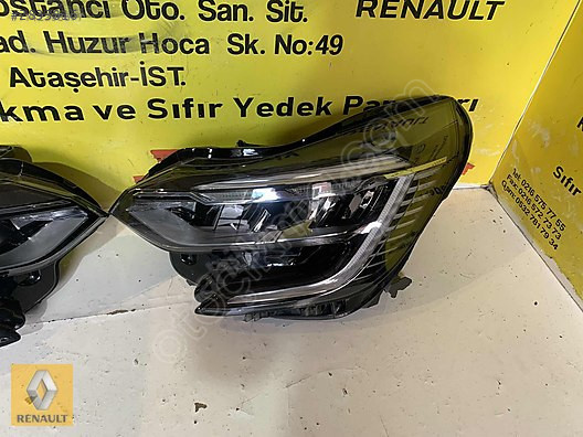 Renault Clio 5 Sağ/Sol Far - Sıfır ve Çıkma Orjinal Parçala