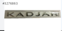 RENAULT KADJAR YAZI ARKA MONOGRAM