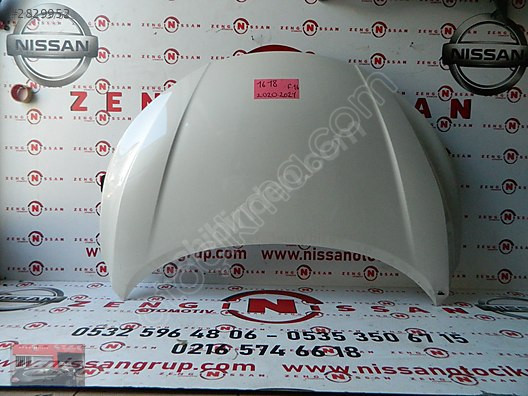 Nissan Juke F16 2020-2023 Ön Kaput Sökme Çıkma Yedek Parça Beyaz