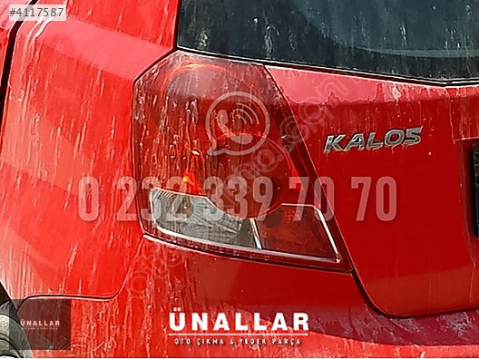 CHEVROLET KALOS SOL ARKA STOP ve TÜM AKSAM | ÜNALLAR OTO ÇIKMA |