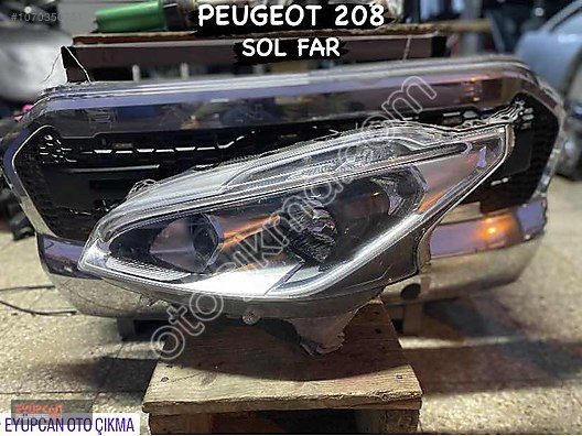 Orjinal Hatasız Peugeot 208 Sol Ön LED Far - Eyupcan Oto P