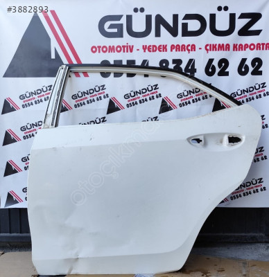 Toyota Corolla Sol Arka Kapı 2013-2018