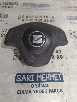 ÇIKMA ORJİNAL SEAT IBİZA DİREKSİYON AİRBAG 2002-2008
