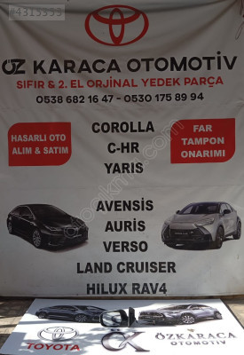 2007-2012 TOYOTA COROLLA ÇIKMA ORİJİNAL KATLANIR KOMPLE AYNA