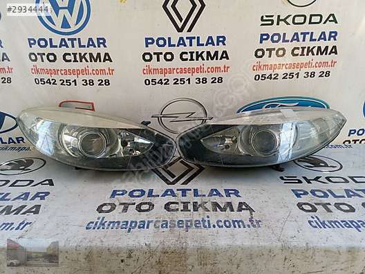 Fluence Sağ sol far orijinal mercekli