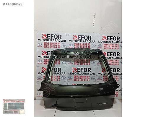 LEXUS RX350H BAGAJ KAPAĞI ORJİNAL YEDEK PARÇA 23-24 MODEL