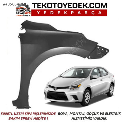 COROLLA ÖN ÇAMURLUK SAĞ SOL 2014 VE ÜZERİ / KAMPANYA