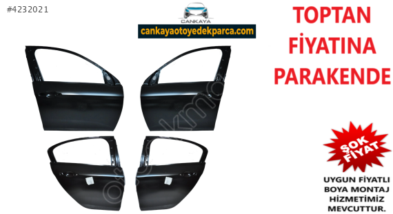 FİAT EGEA KOMPLE KAPI ÖN-ARKA SAĞ/SOL SIFIR ADET FIYAT  52161630