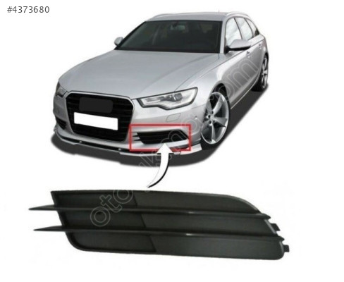 ÖN TAMPON IZGARA SİSSİZ SOL A6 2013- SIFIR 4G0807681F