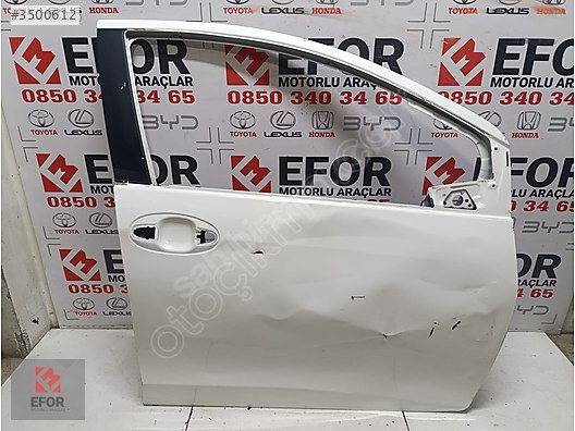 TOYOTA YARİS SAĞ ÖN KAPI ÇIKMA ORİJİNAL PARÇA 2012-2018