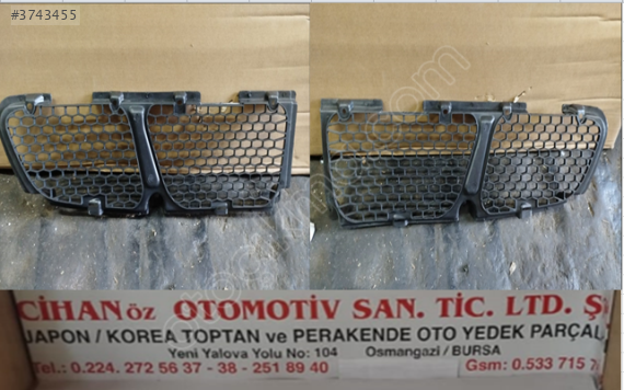 Hyundai Starex Sağ-Sol Takım Tampon Izgarası 86512-4A000