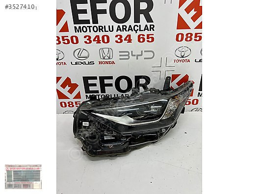 TOYOTA AURİS SOL FAR ADAPTİF ÇIKMA ORJİNAL YEDEK PARÇA