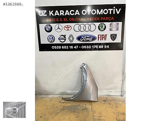 TOYOTA CHR ÇIKMA ORJİNAL SOL ÖN ÇAMURLUK