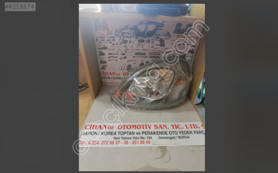 1999-2002 Toyota Yaris Sol Far - Tekli Satış 811505202,.