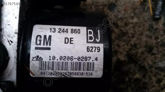 Opel Astra H Zafira B ABS Beyni / 10.0960-0590.3, 13244860, 10.0